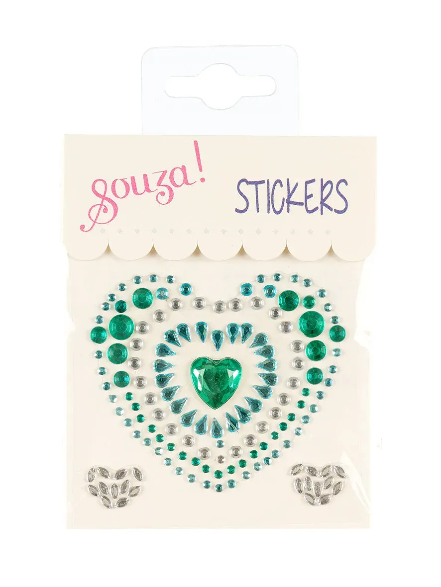 Souza! Fun stickers heart adesivi cuore multicolore