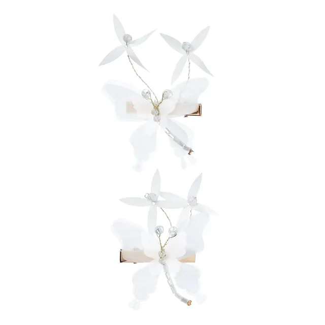 Souza Keja Butterfly pinze capelli bianche 2 pezzi
