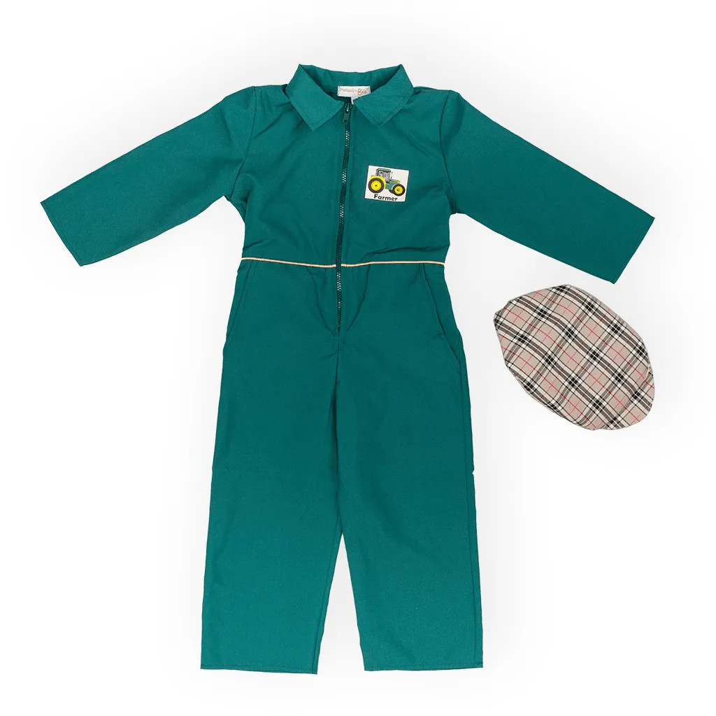 Pretend to Bee Farmer costume contadino bambino con cappello