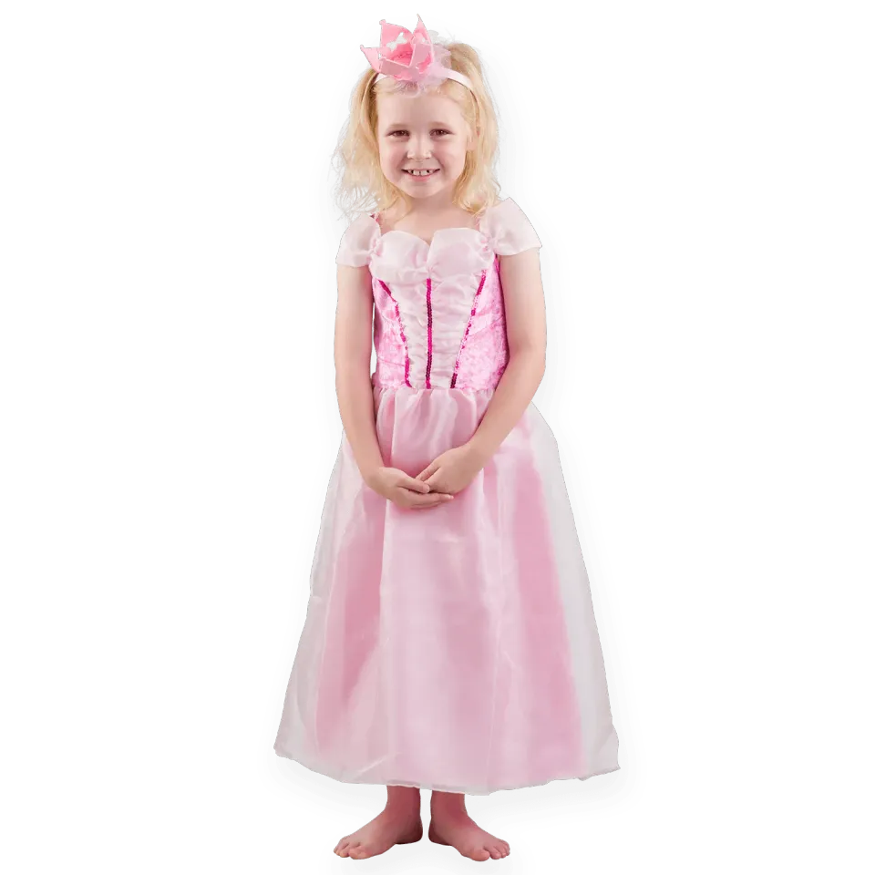 PRETEND TO BEE Pink Princess vestito principessa bimba
