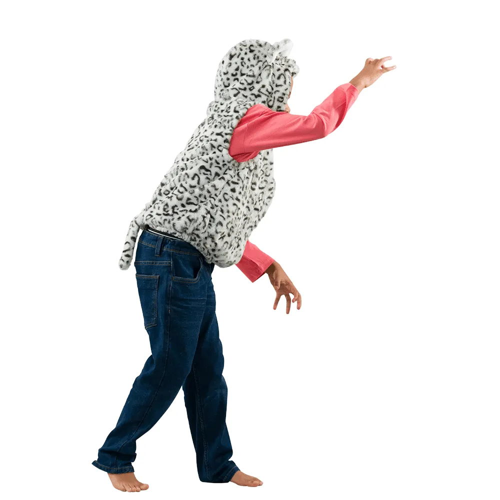 PRETEND TO BEE Snow Leopard felpa leopardo bimbi