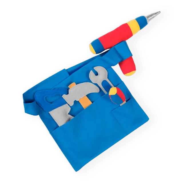 Pretend to Bee Builder's Toolkit set travestimento muratore