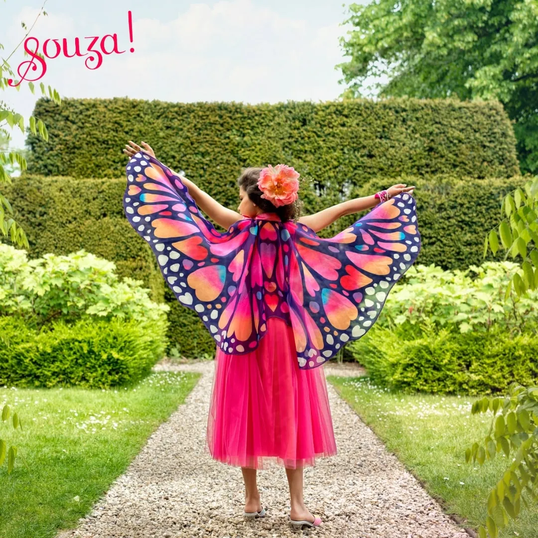 Souza! Papillon costume farfalla con ali poliestere