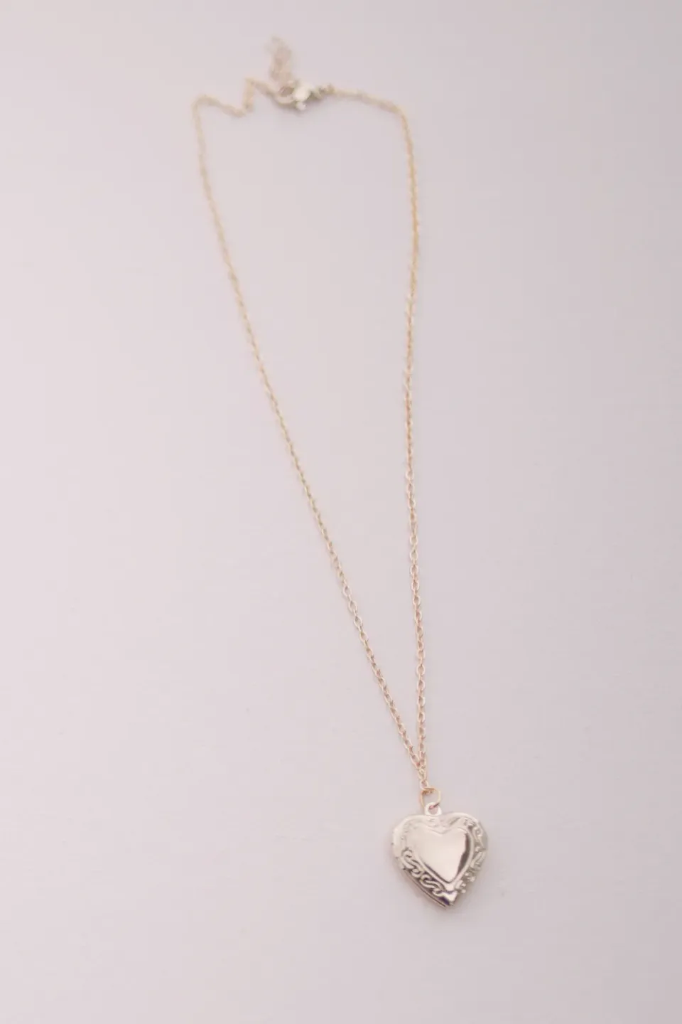 Great Pretenders Boutique Locket Necklace collana rosa oro