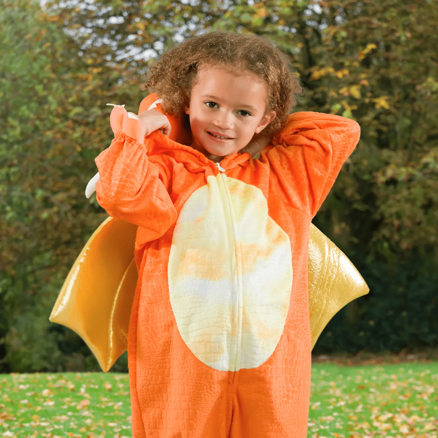 PRETEND TO BEE Orange Dragon costume drago arancione bambino