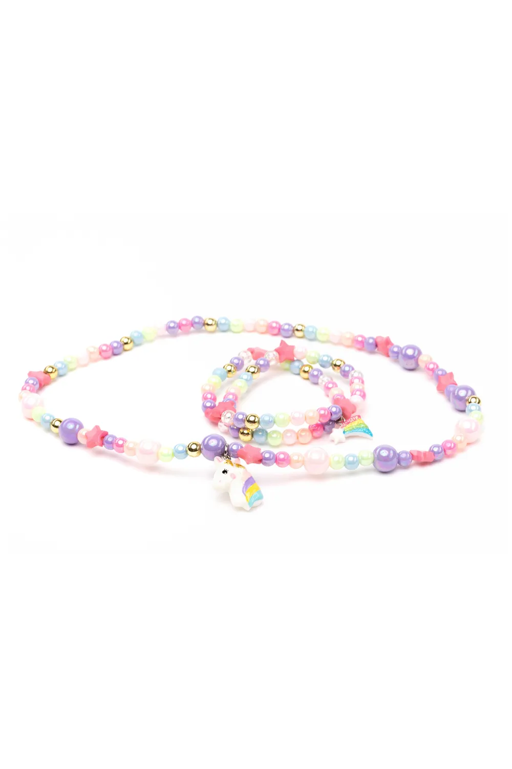 Great Pretenders Starry Unicorn set collana e bracciali