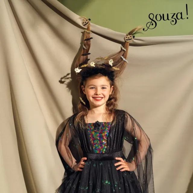 Souza! Agatha vestito strega luminoso bambina Halloween