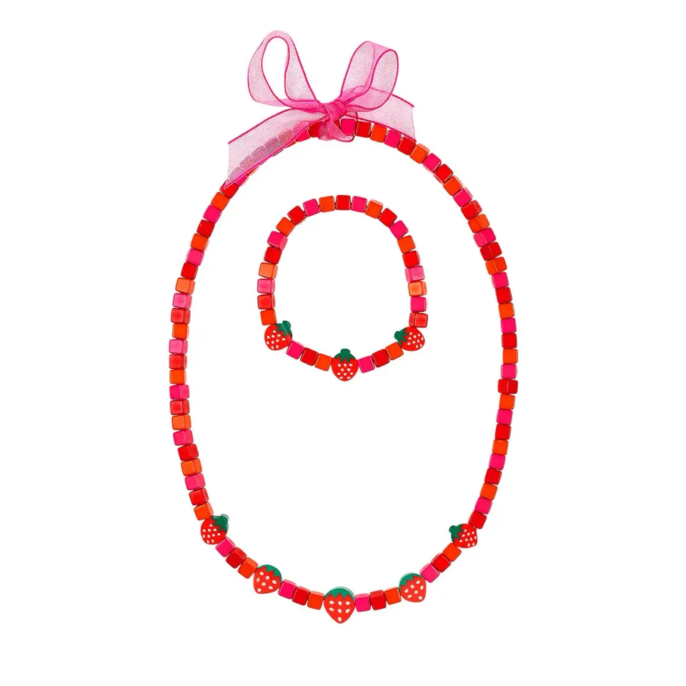 Souza! Anje Strawberry set collana bracciale 1 set