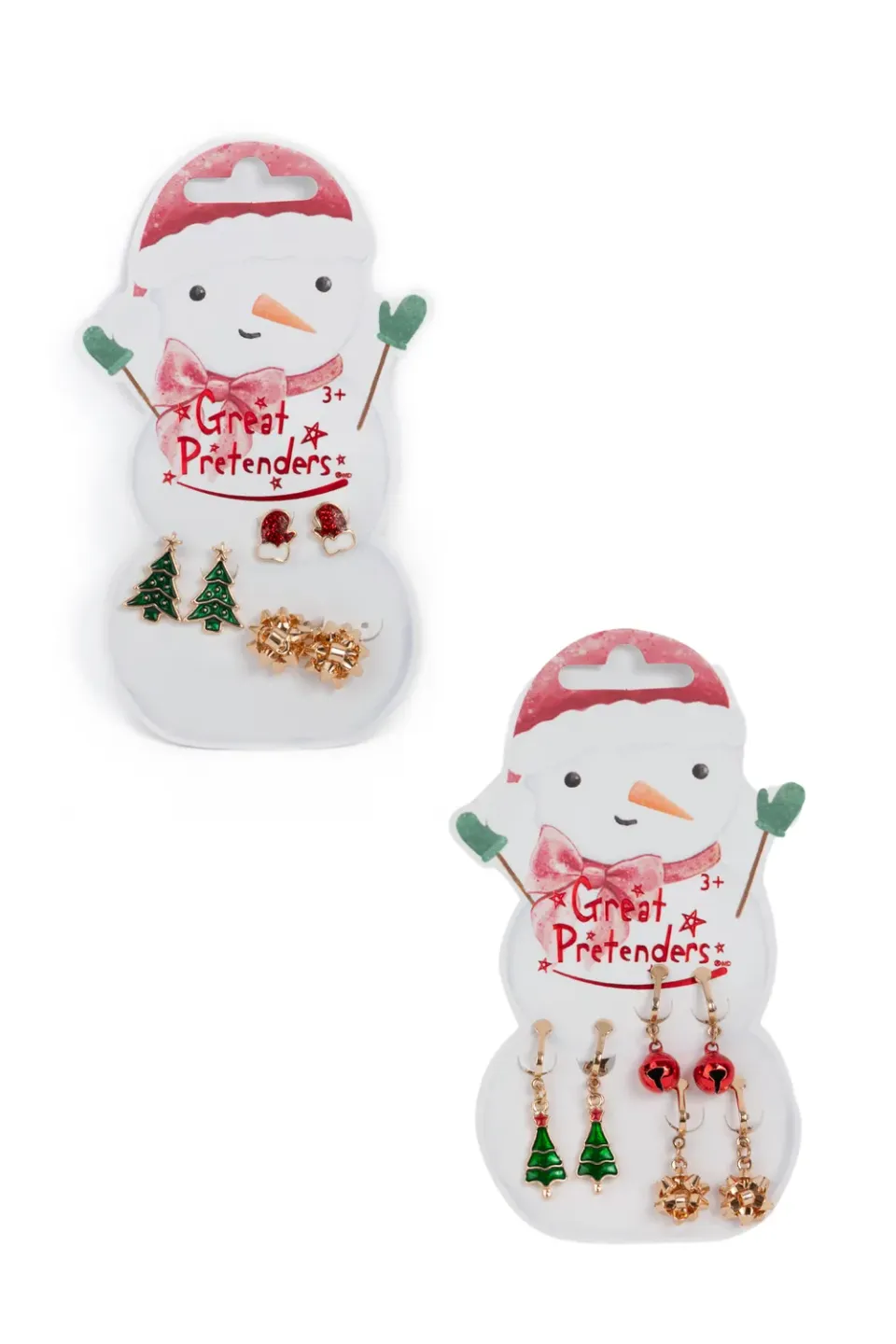 Great Pretenders Snowman orecchini natalizi clip