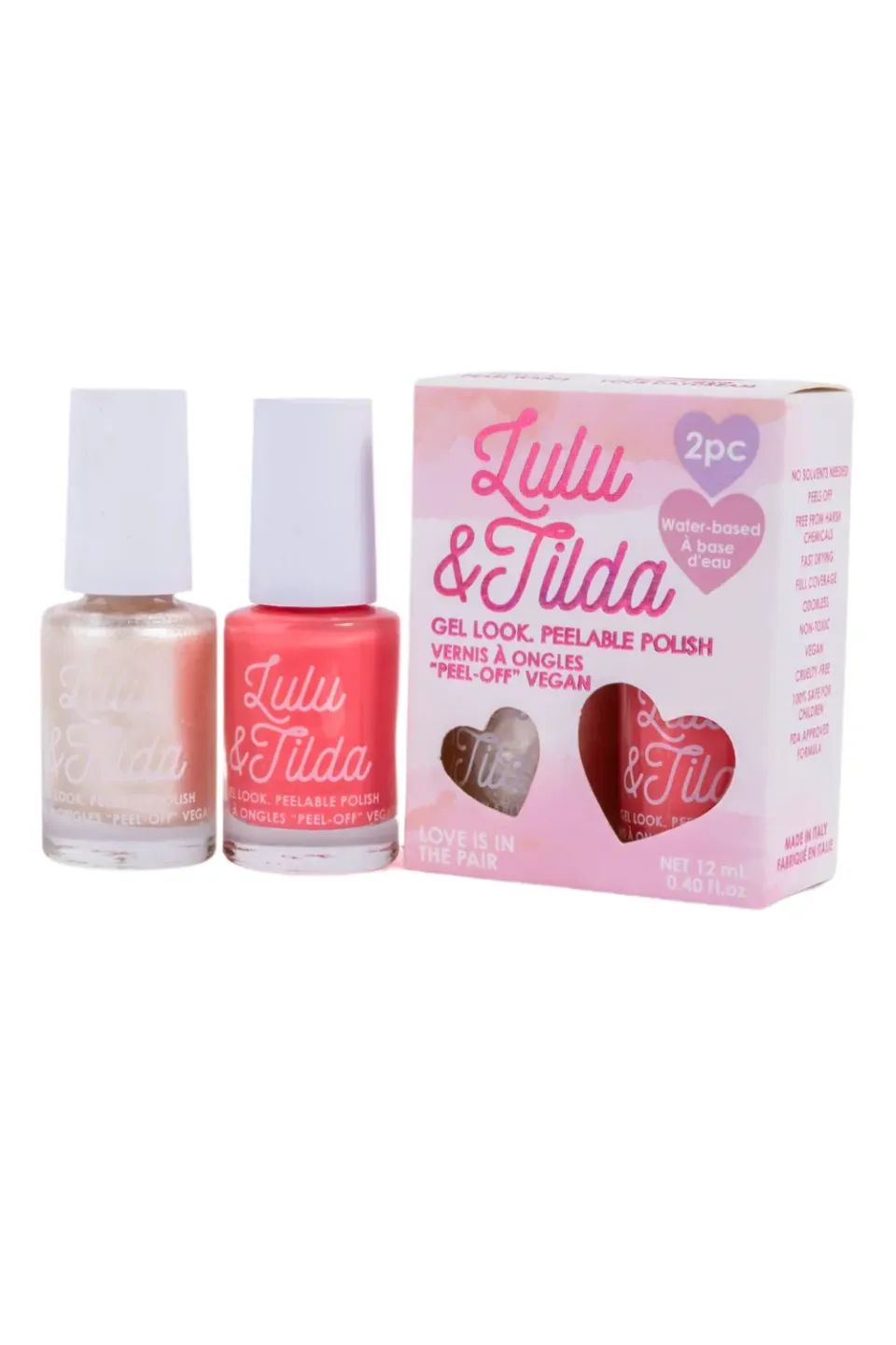 Great Pretenders Love Is In The Pair smalto peel-off 2 pezzi