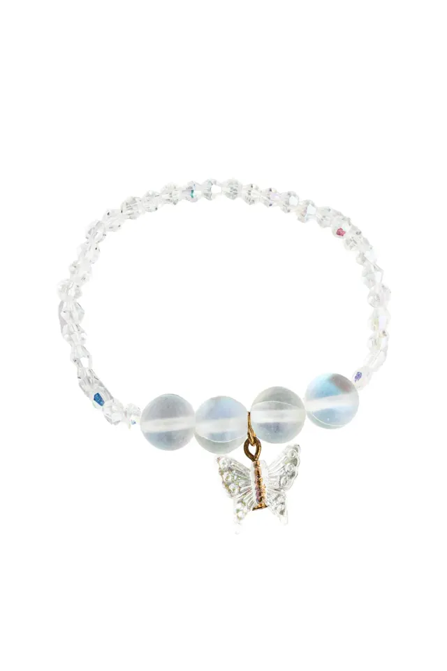 Great Pretenders Boutique Holo Crystal bracciale farfalla