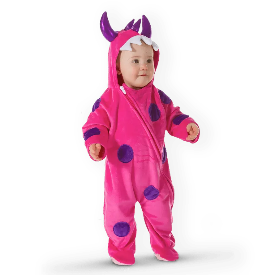 Pretend to Bee Little Monster tuta bebè con stivaletti