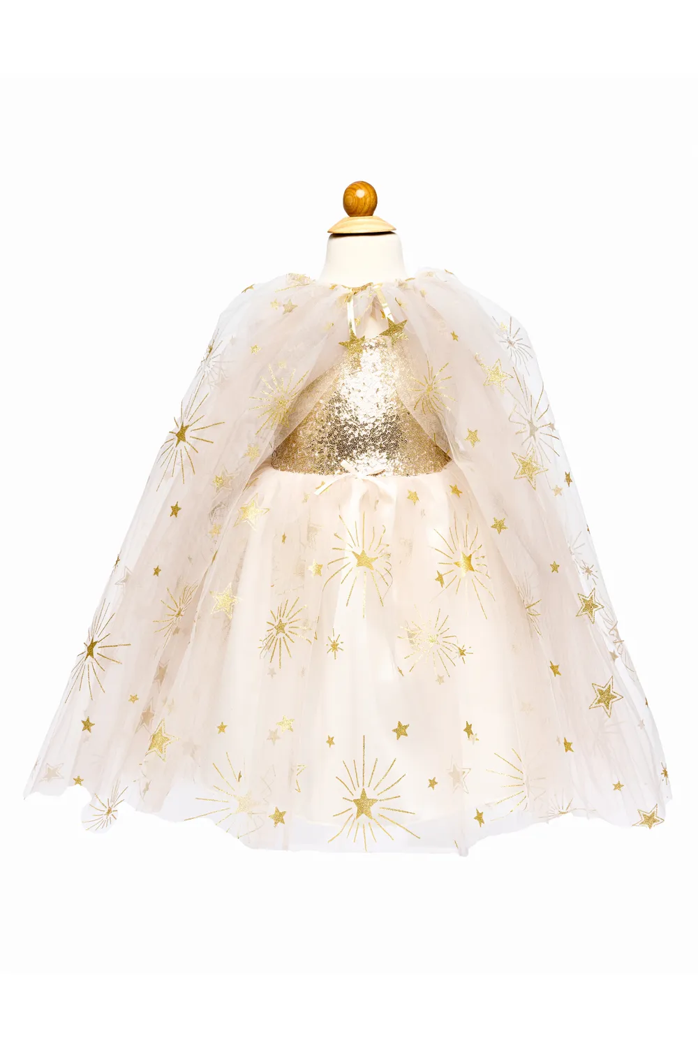 Great Pretenders Glam Party Gold Cape mantello