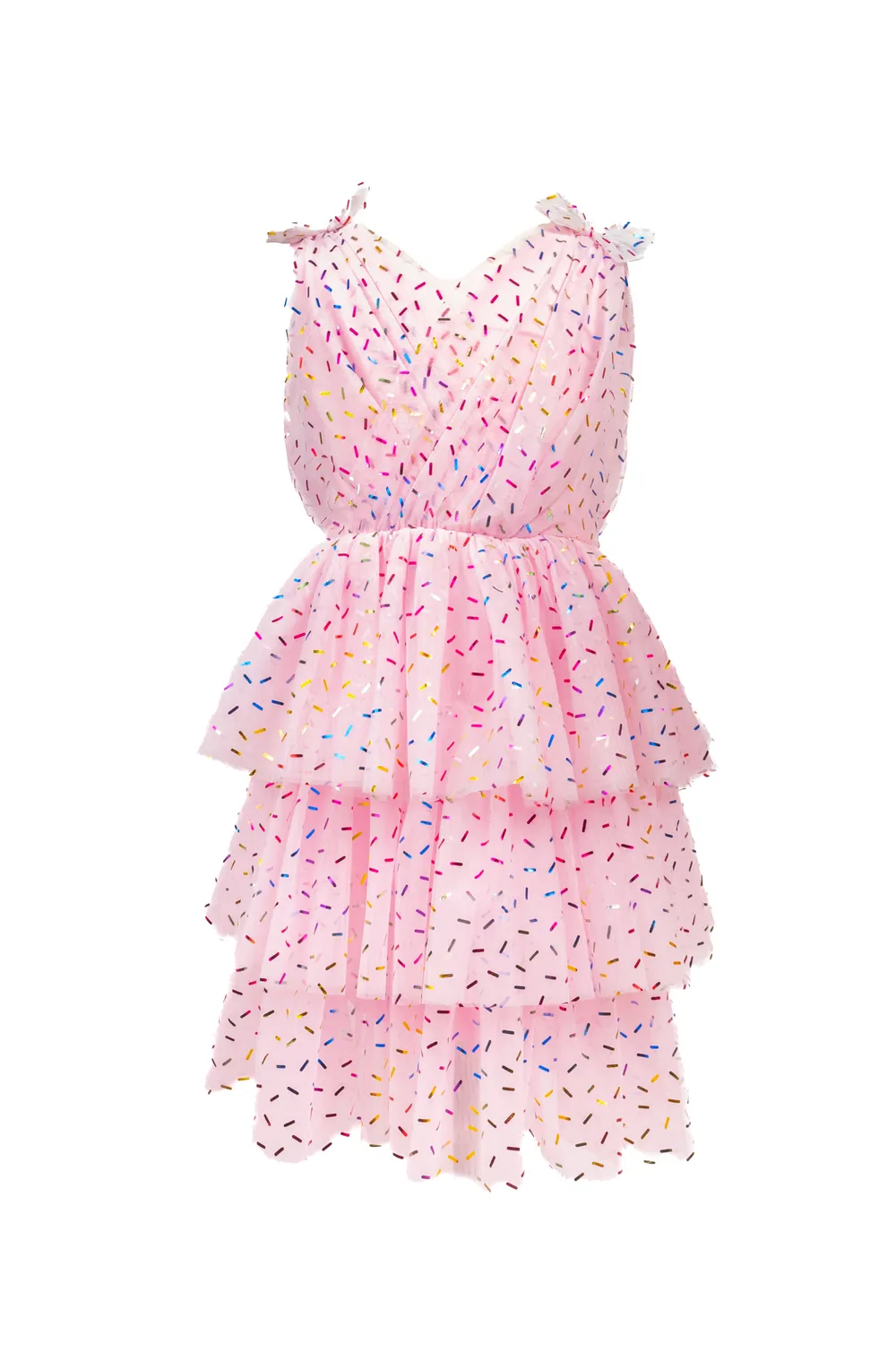 Great Pretenders Funfetti vestito rosa coriandoli tulle