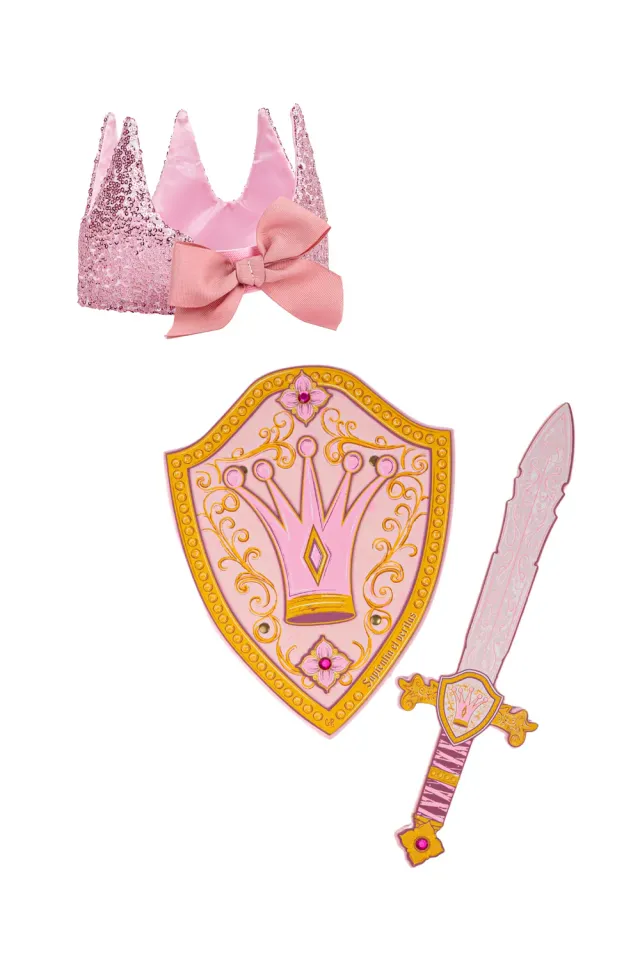Great Pretenders Princess Power set spada scudo corona