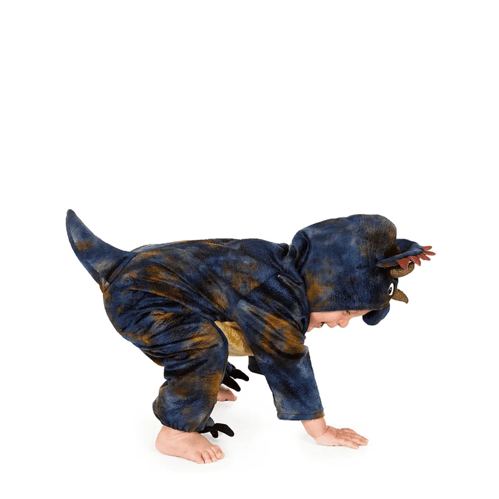 Pretend to Bee Baby Triceratops tuta neonato blu