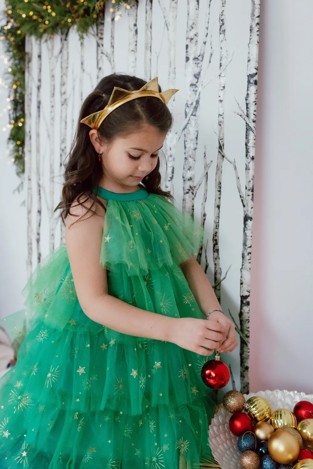 Great Pretenders Christmas Tree vestito natale albero con fascia stelle