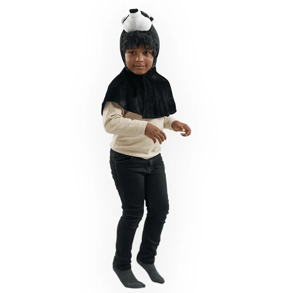 PRETEND TO BEE Badger Dress Up Cape mantello tasso nero