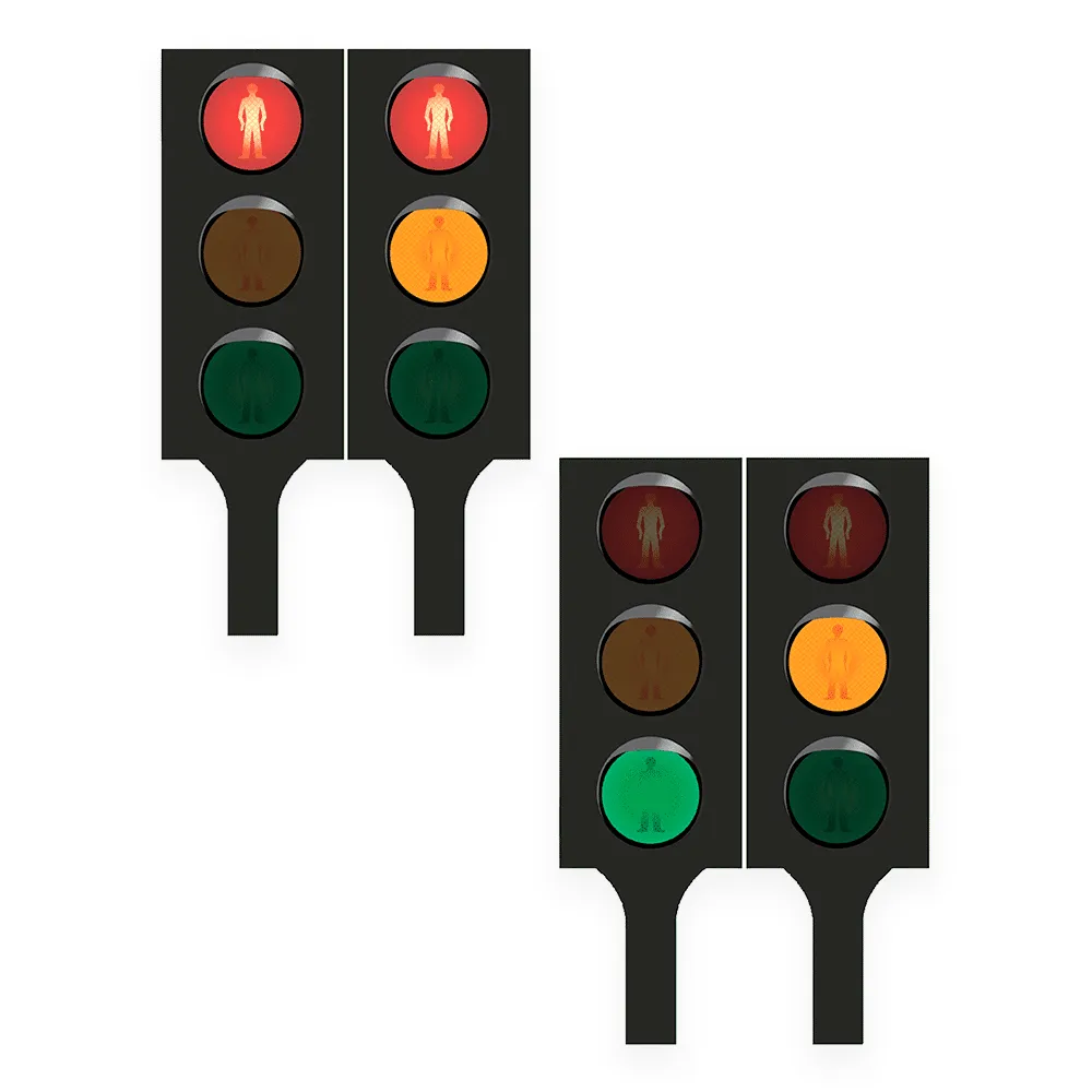 PRETEND TO BEE Traffic Light Toy Signs segnali semaforo 2 pezzi