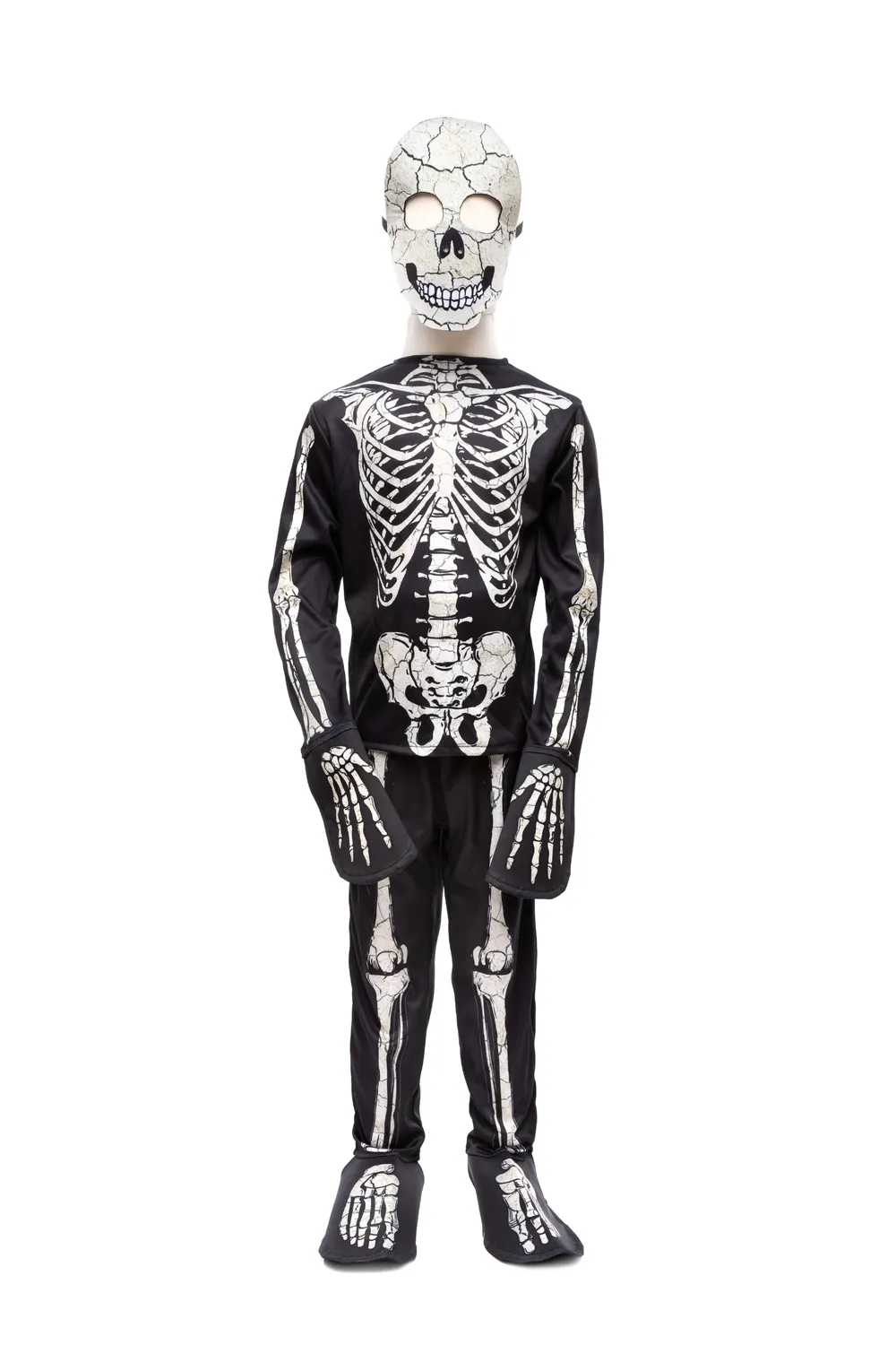 Great Pretenders Glow in the Dark costume scheletro 3 pezzi