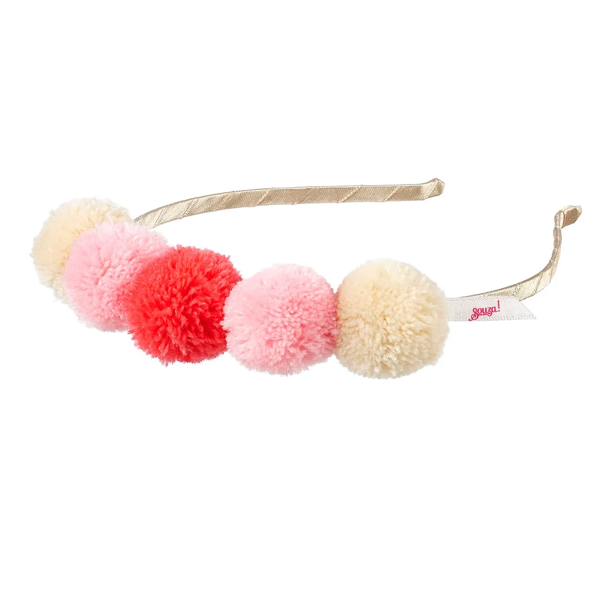 Souza! Tiara Rosa pompom cerchietto con pompon