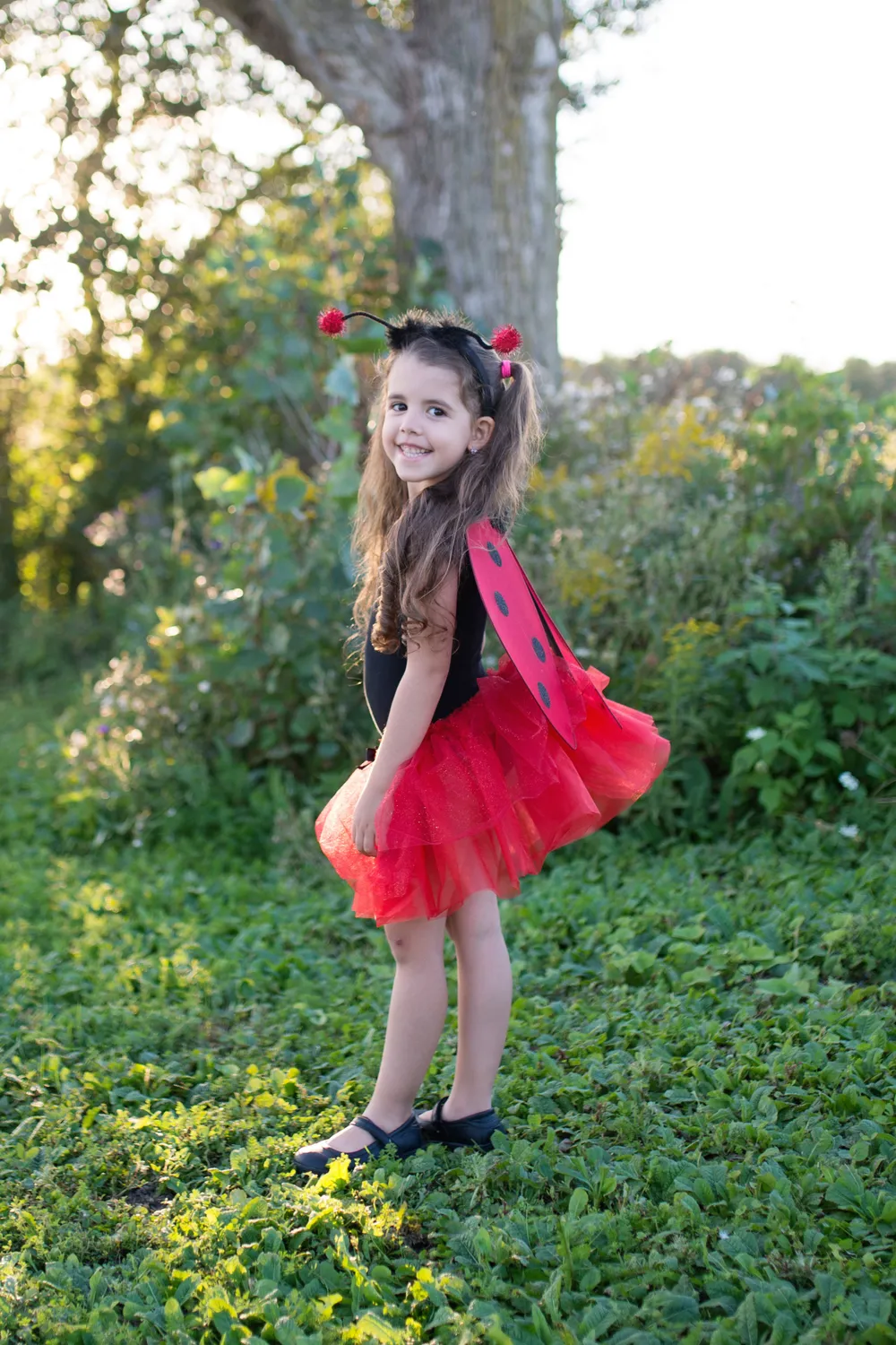 Great Pretenders Glitter Ladybug costume coccinella 3 pezzi