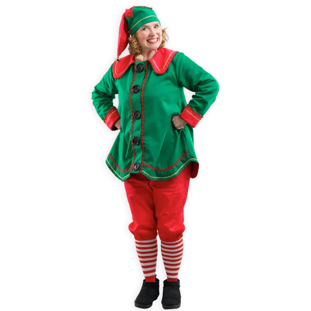 PRETEND TO BEE Costume Elfo Natale adulto giacca cappello