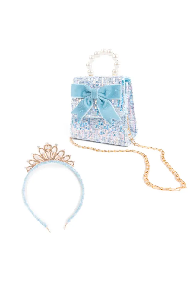 Great Pretenders Mademoiselle mini borsa con cerchietto paillettes