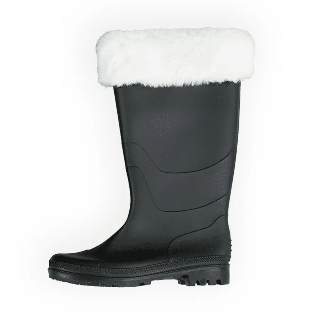 PRETEND TO BEE Santa Claus stivali neri pelliccia
