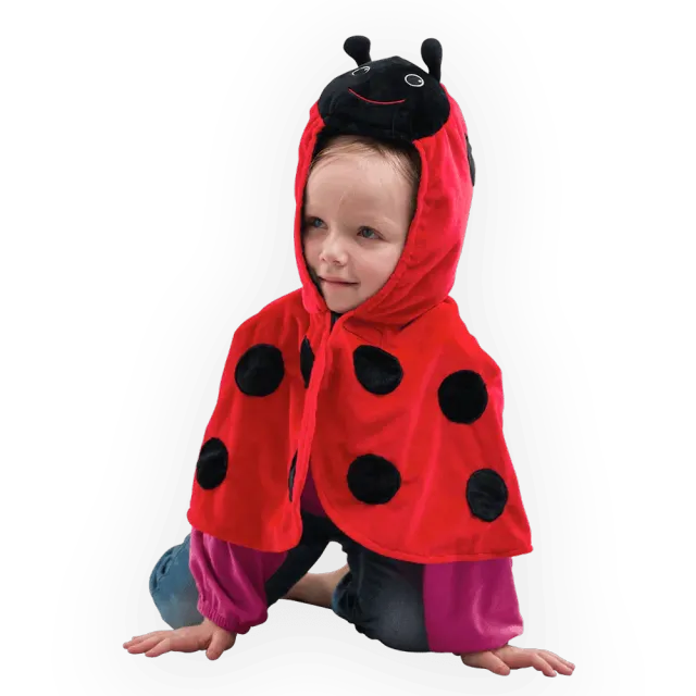 Pretend to Bee Coccinella Mantello travestimento bimbi