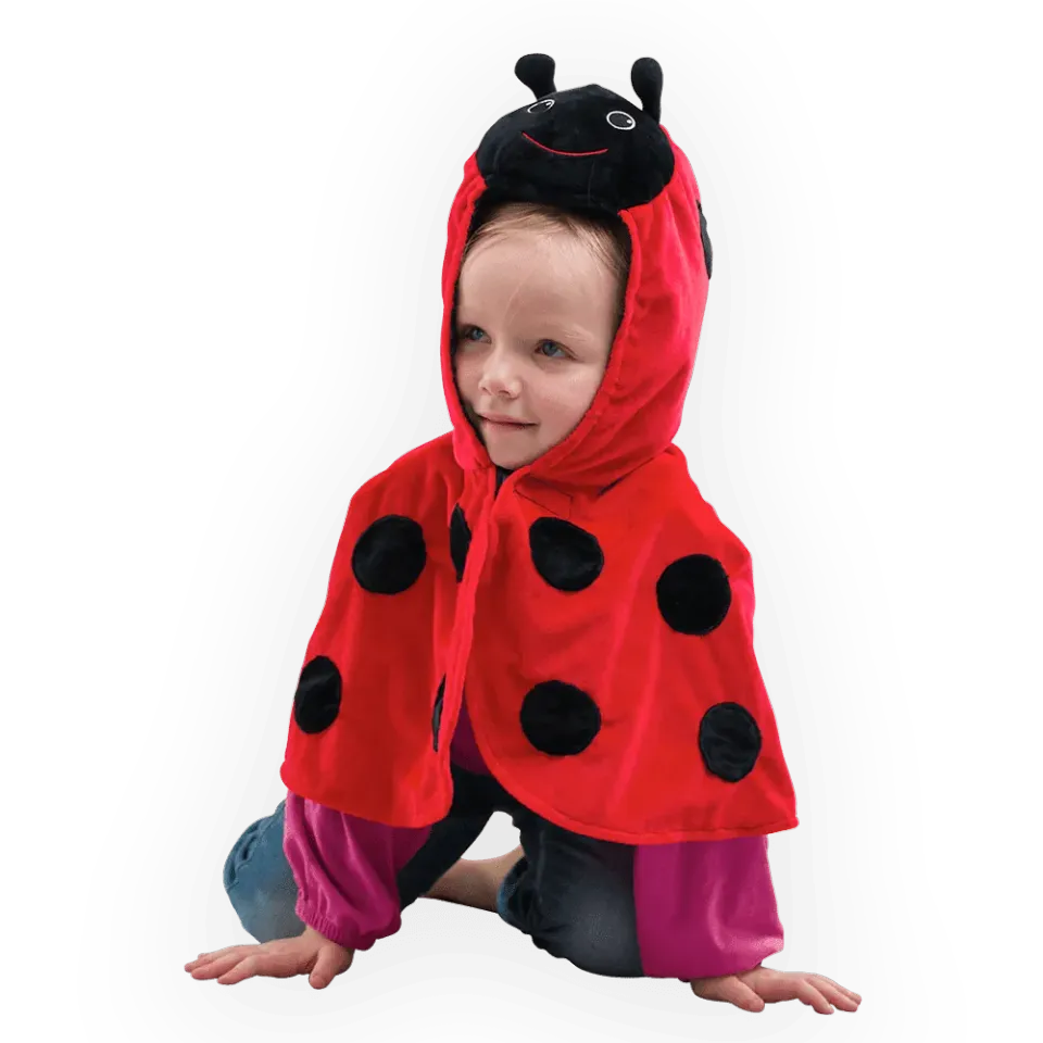 Pretend to Bee Coccinella Mantello travestimento bimbi
