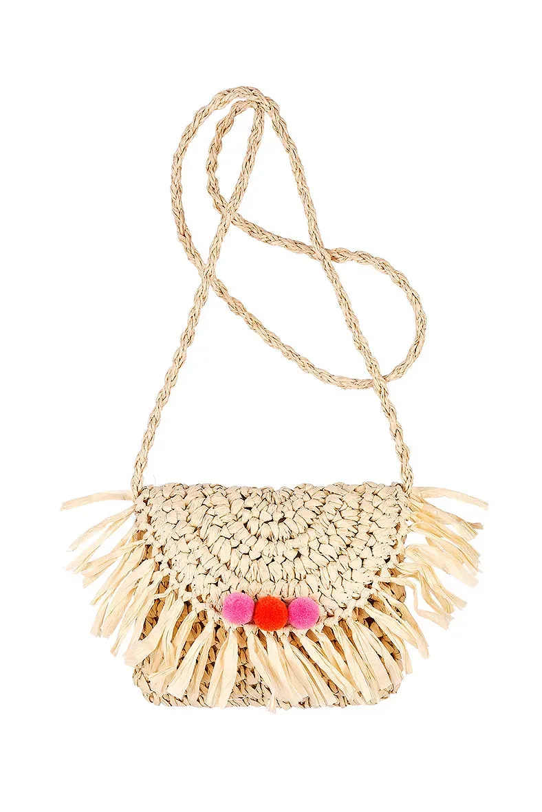 Souza! Akkelyn Pompom borsa bambina naturale 1 pz