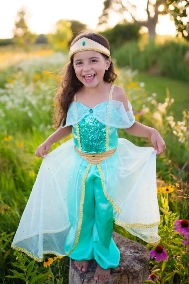 Great Pretenders Arabian Princess costume principessa 3 pezzi turchese