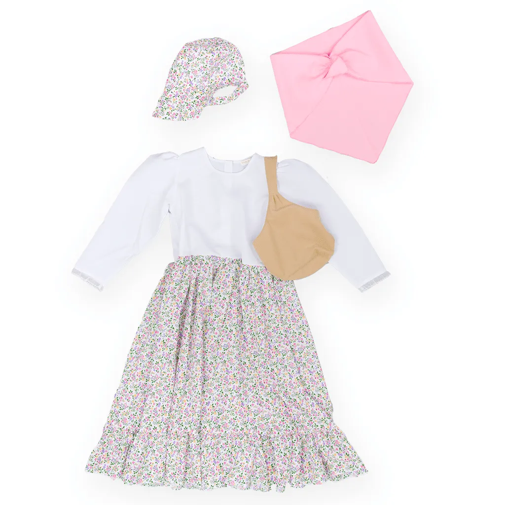 PRETEND TO BEE Victorian Flower Seller costume fioraia poliestere