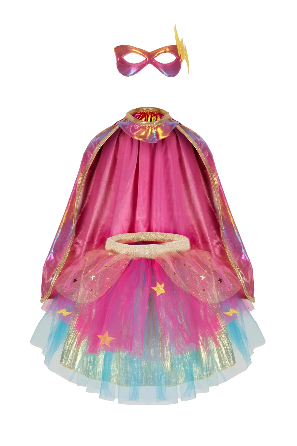 Great Pretenders Tutu mantello e maschera supereroe