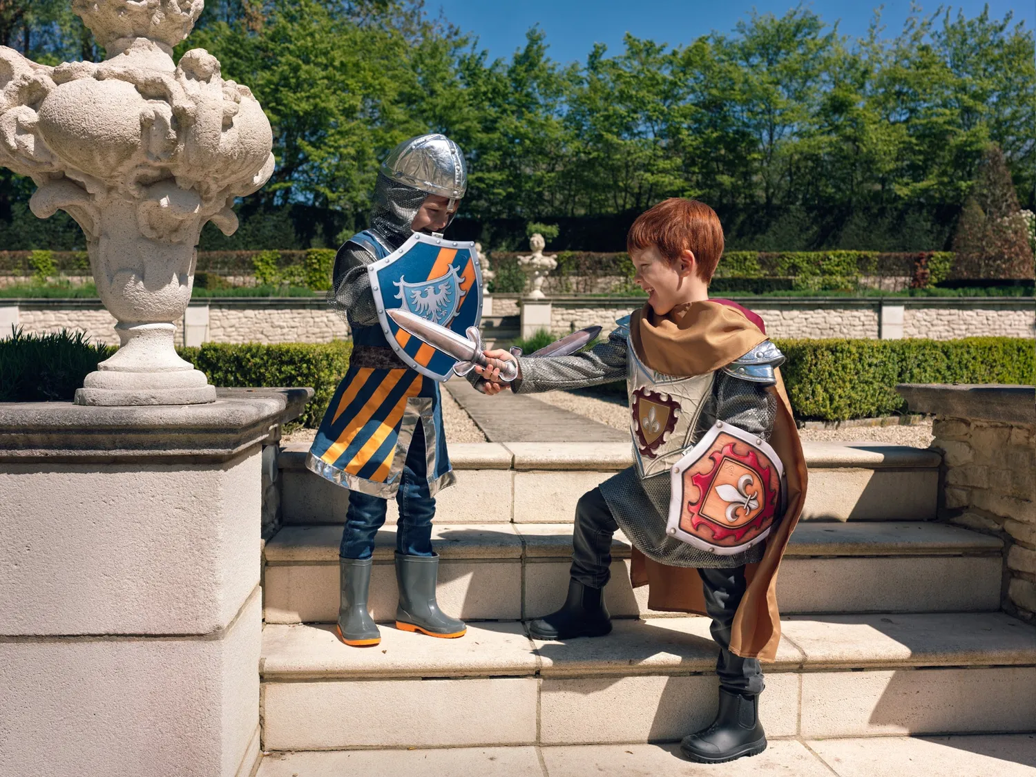 Souza! Tristan Knight costume cavaliere bambino