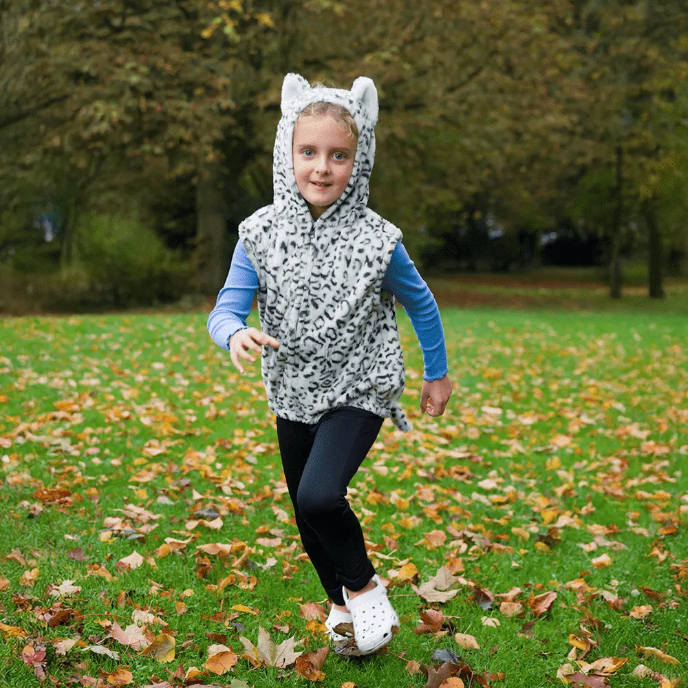 PRETEND TO BEE Snow Leopard felpa leopardo bimbi