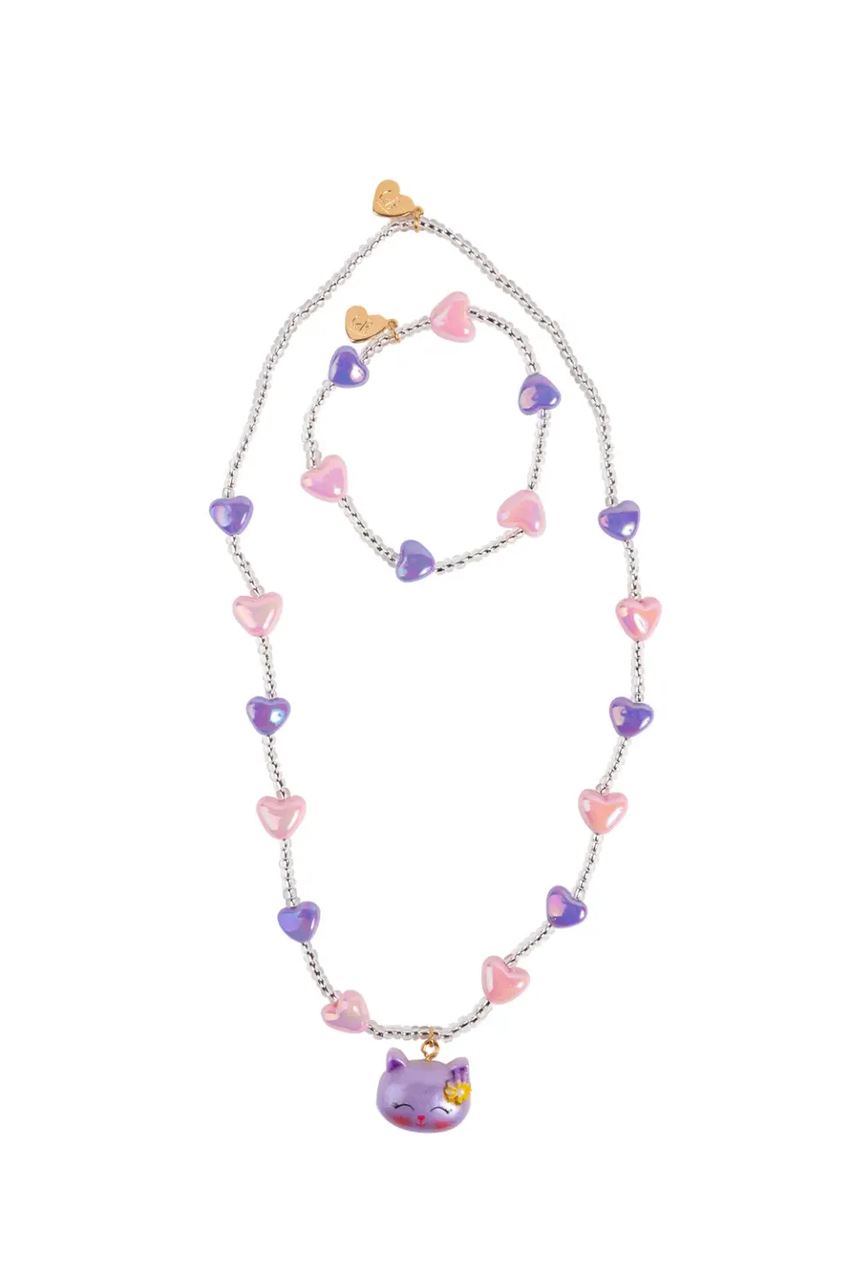 Great Pretenders Lovely Kitty Set Collana e Bracciale 2pz