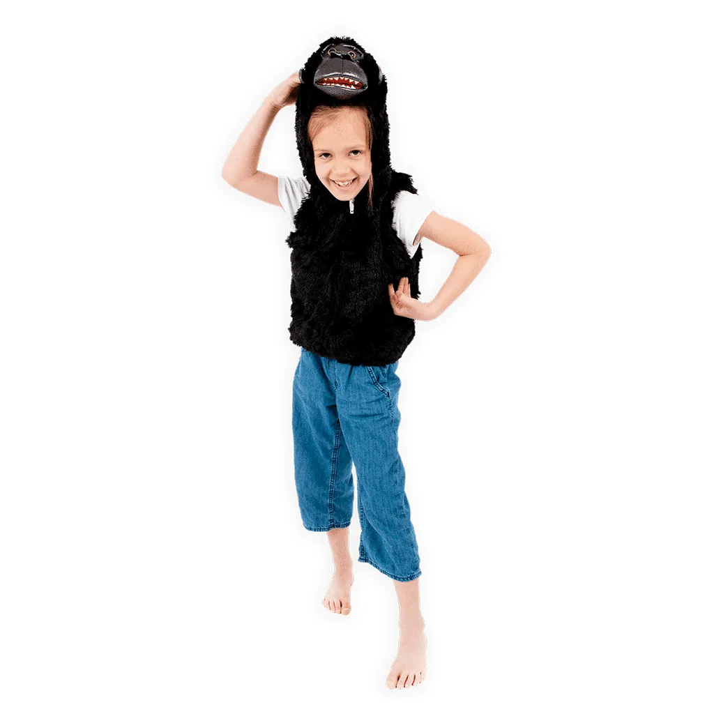PRETEND TO BEE Gorilla Zip-Up felpa gorilla bimbi