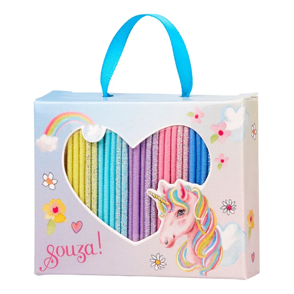 Souza! Eleny box 25 elastici capelli unicorno
