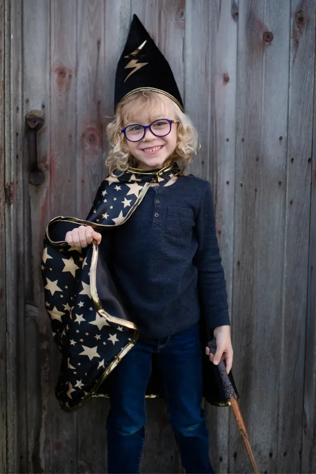 Great Pretenders Reversible Wizard mantello da mago con cappello