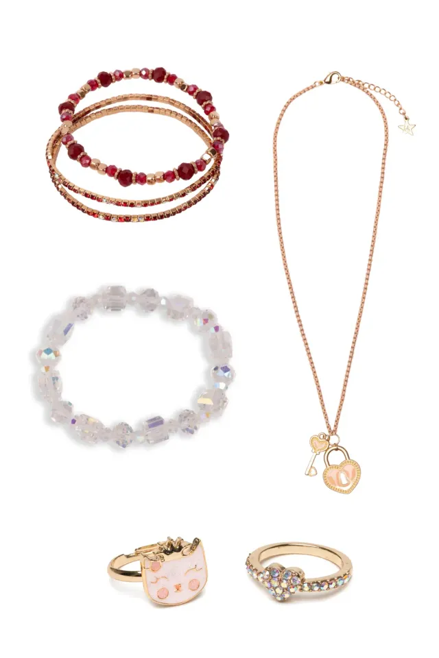 Great Pretenders Boutique Crystal set gioielli 4pz bambina eleganti