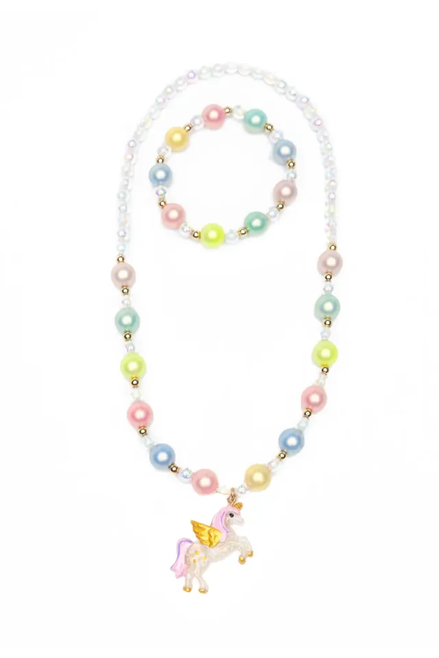 Great Pretenders Happy-Go-Unicorn set collana e bracciale unicorno