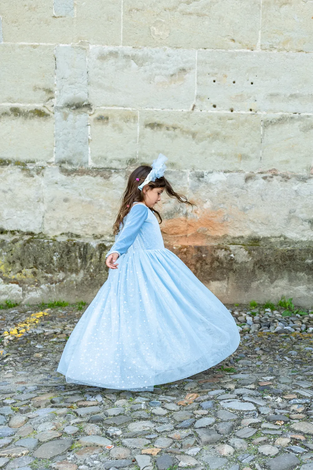 Great Pretenders Velvety Sisters Forever costume principessa 3 pezzi neve