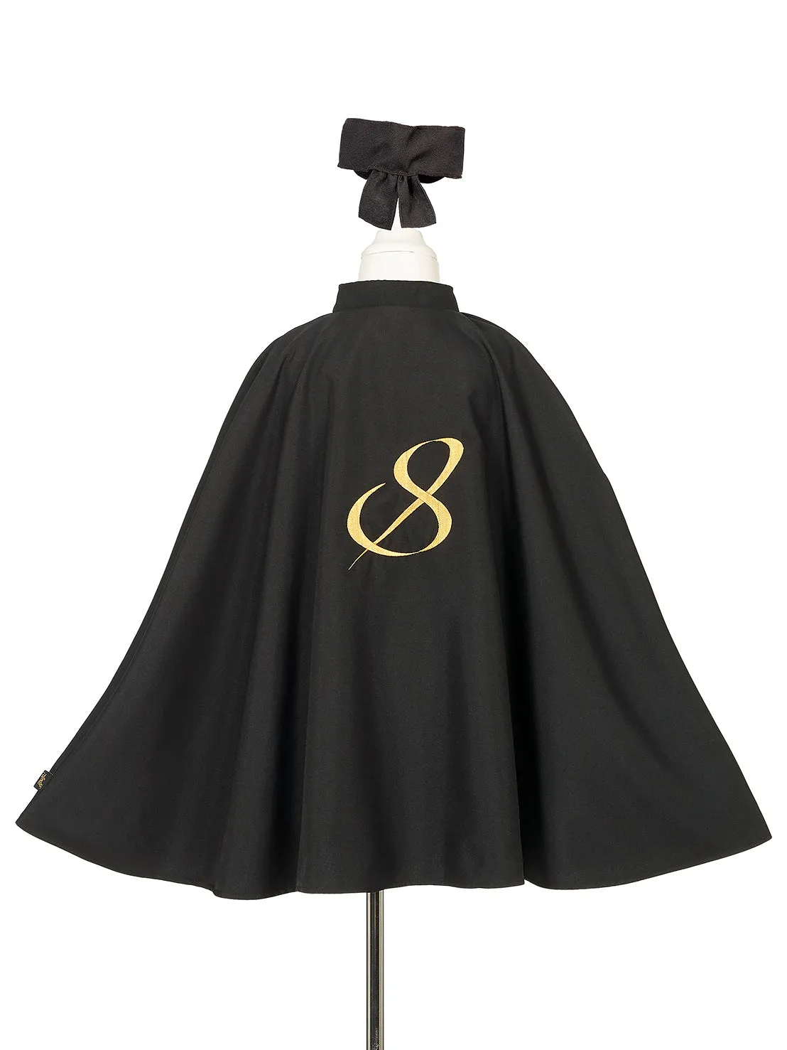 Souza! Zorro Cape + Mask costume mantello 4-8 anni nero