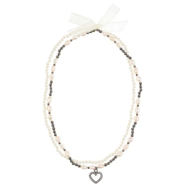 Souza Bliss collana bambina bianca Natale