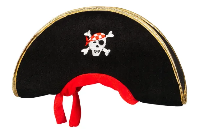 Souza! Simon Pirate Hat cappello da pirata nero