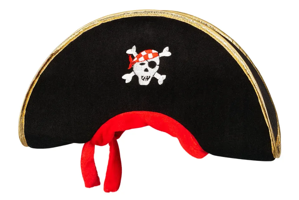 Souza! Simon Pirate Hat cappello da pirata nero