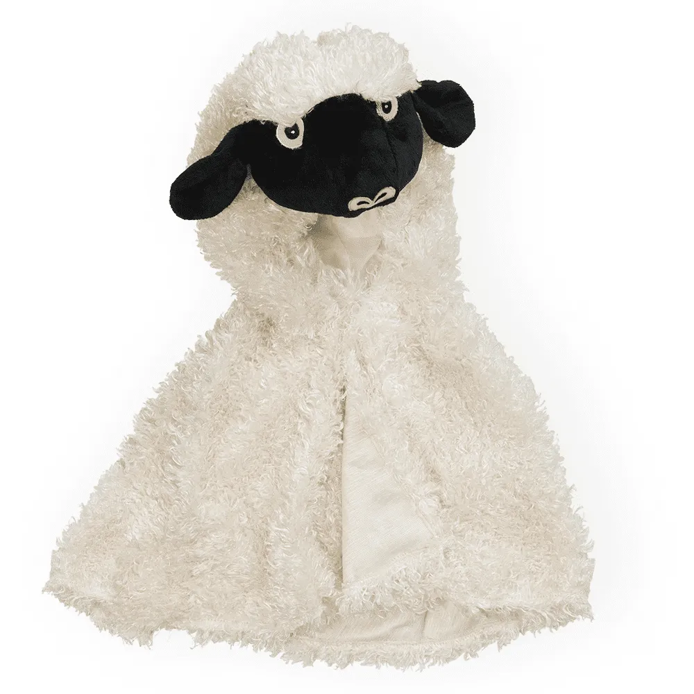 PRETEND TO BEE Sheep Dress Up Cape mantello pecora con cappuccio