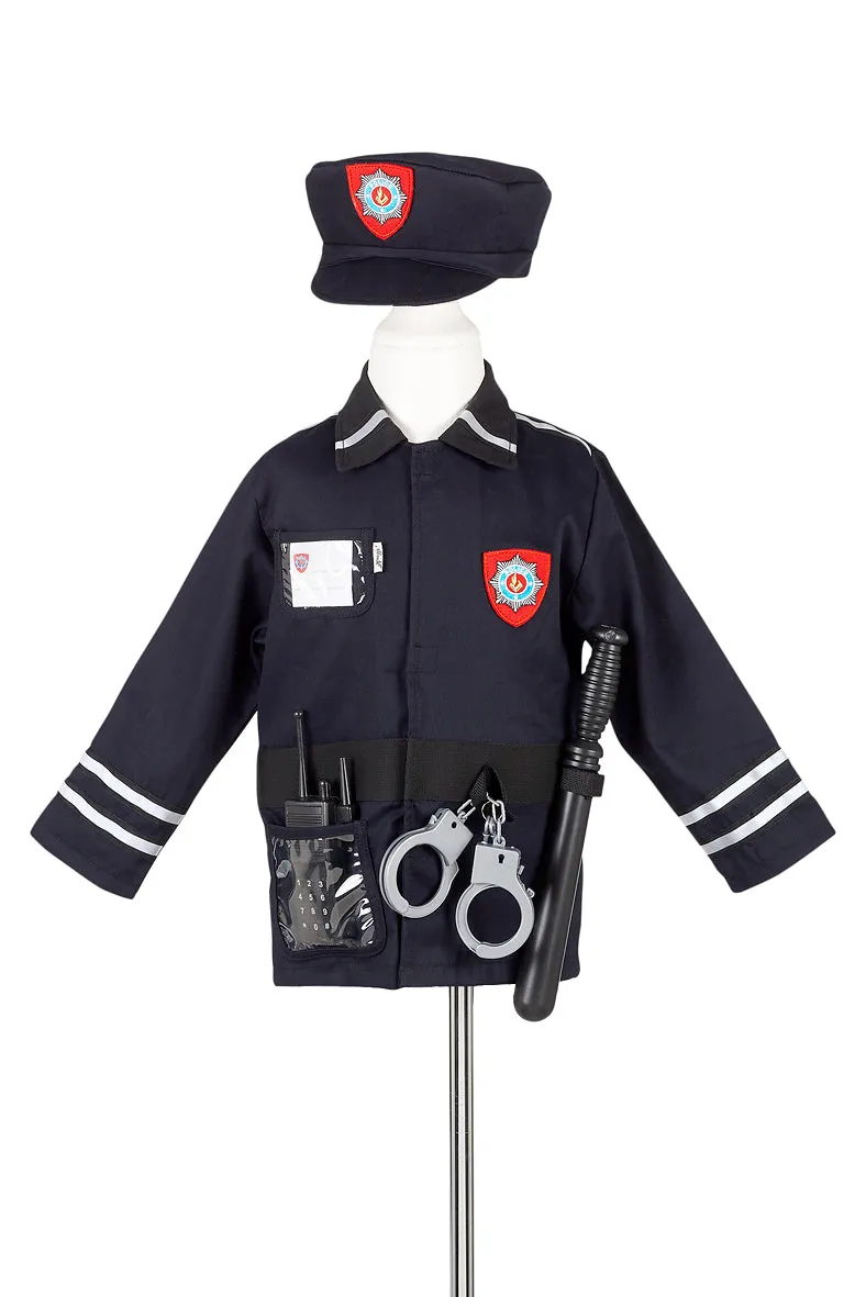 Souza! Policeman costume poliziotto blu 5-7 anni